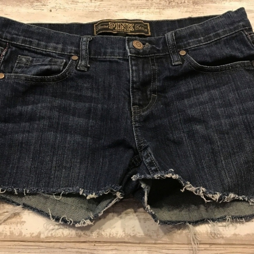 SOLD: Victoria Secret Pink Limited Edition jean shorts 4